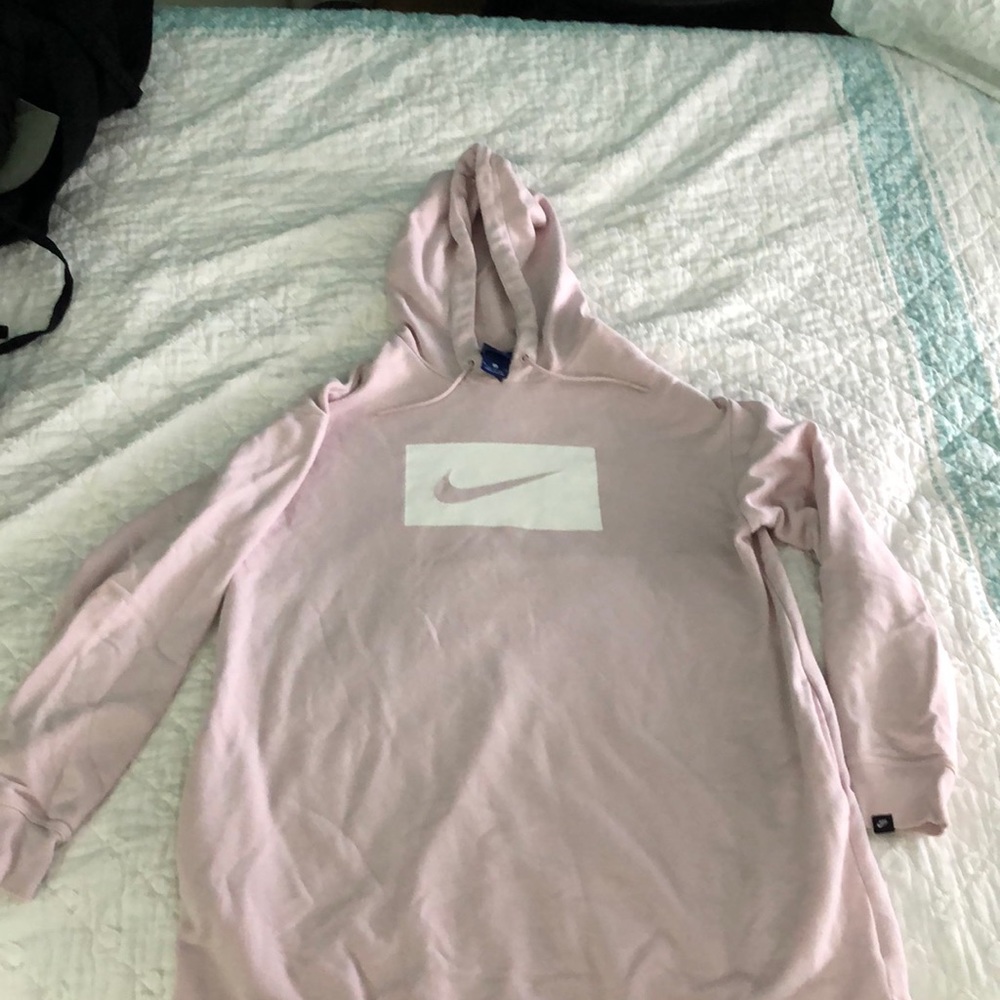 Light Pink Nike sweatshirt dress